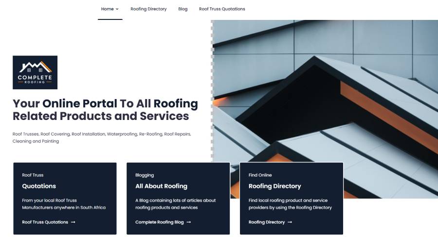 Complete Roofing Website